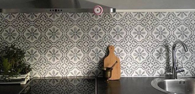Sfeervol! Portugese tegels in keuken - UW-vloer.nl