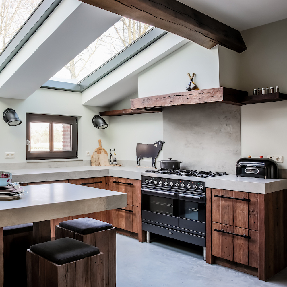 bezig medeklinker elk Keukeninspiratie: houten keukens met eiland - UW-keuken.nl