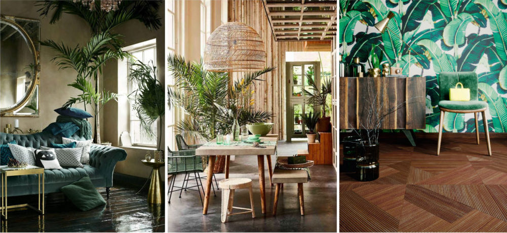 Trends in vloeren voor dit najaar. Botanische woonstijl via Moduleo #moduleo #vloeren #trends #woontrends #pvcvloer